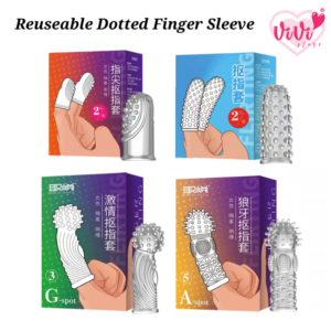 Vivi Dotted Finger Spike Condom Sleeve Reusable Women Condom Malaysia